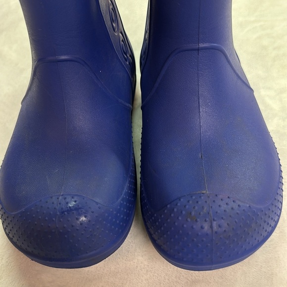 Crocs Child’s Unisex Handle It Easy On Rain Boots Size 1 Blue - Picture 5 of 7